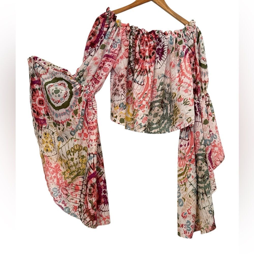 Wide Bell Sleeves Tops NWT Size L